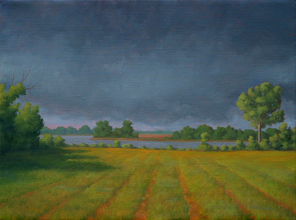 Le Coup de Soleil - Traditional Realism Painting by Paul Keysar