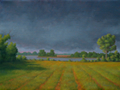 Le Coup de Soleil - Original Landscape painting by Paul Keysar