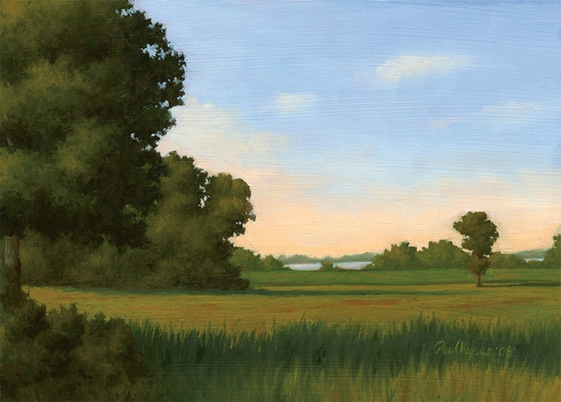 Morning Light - Traditional Realism Painting by Paul Keysar
