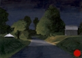 Night on Clydesdale, Night Series Landscape painting by Paul Keysar